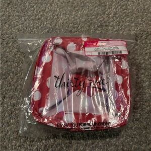 Thirty-One Red and White Polka Dot little carry all Caddy